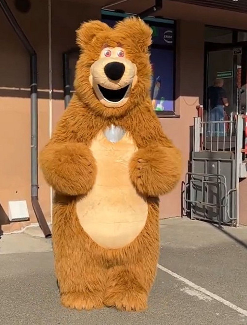 Костюм аниматору Мишка 250 см, свобода движений, обзор, 4 часа работы Київ - зображення 6