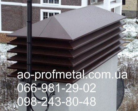 Колпак на дымоход с жалюзи. Киев - изображение 5