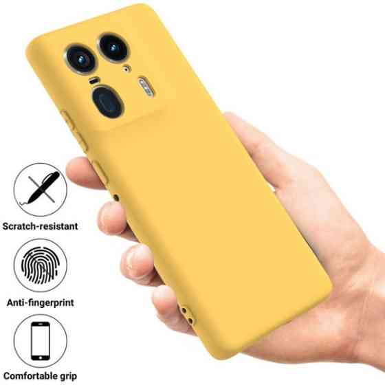 DM Чохол Silicone Case Full Camera для Motorola Edge 50 Ultra Yellow (Код товару:42143) Харків