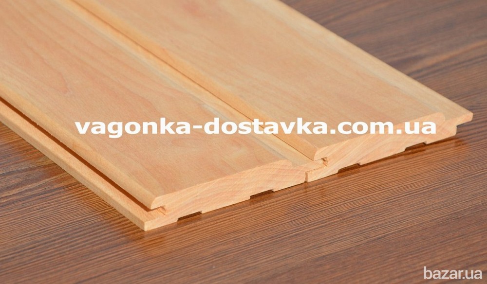 Вагонка деревянная Полтава сосна, ольха, липа Полтава - зображення 1