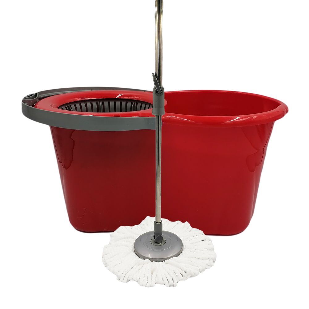 Набор для уборки Planet Spin Mop Mini 14 л красный Київ - зображення 2