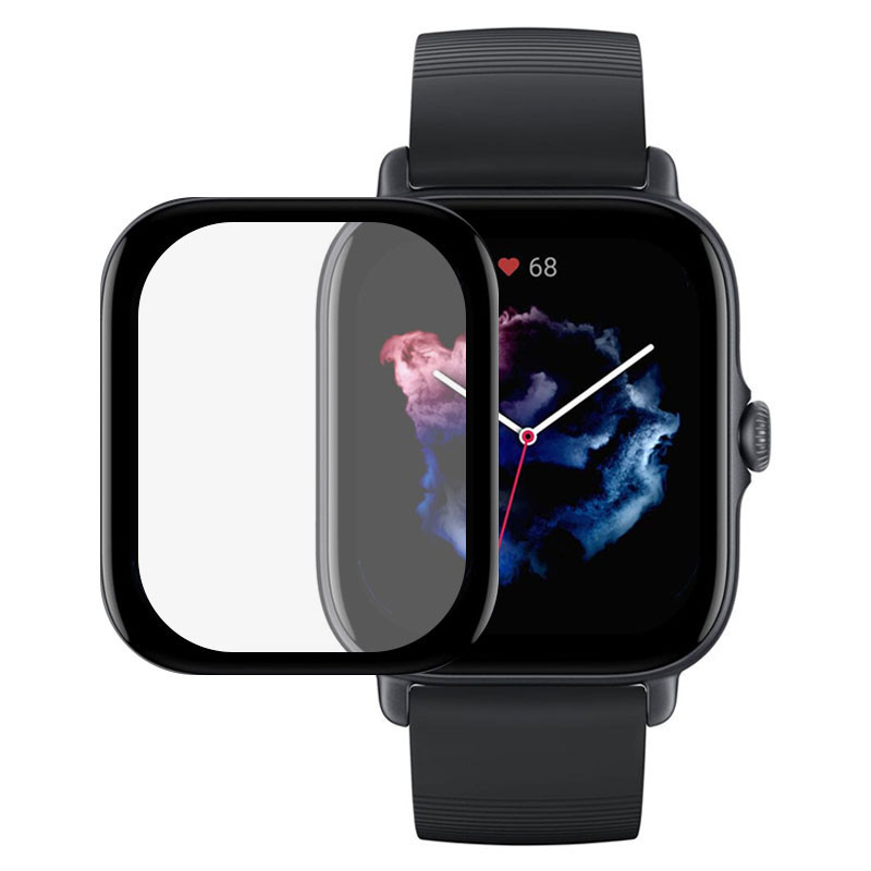 Полимерная пленка 3D (full glue) (тех.пак) для Xiaomi Amazfit GTS 3 Херсон - изображение 2