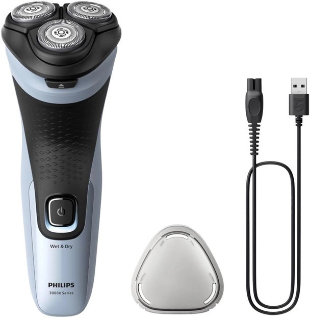 Электробритва Philips Shaver Series 3000Х X3003-00 голубая Київ - зображення 1