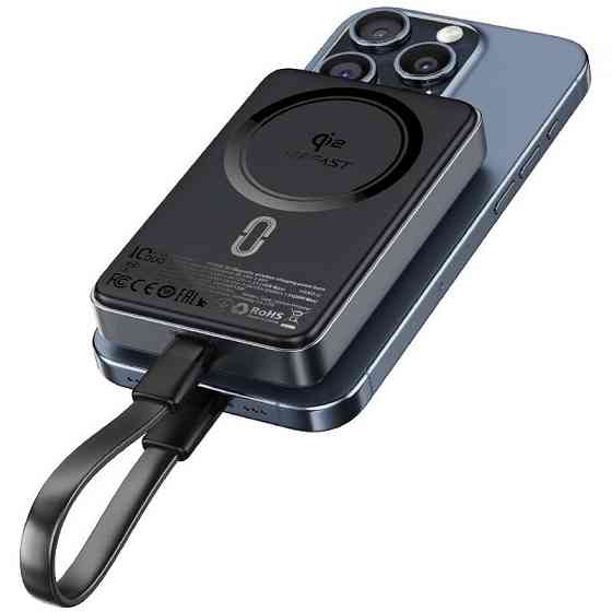 Портативное ЗУ Power Bank Acefast M11 30W Qi2 с БЗУ 10000 mAh Херсон