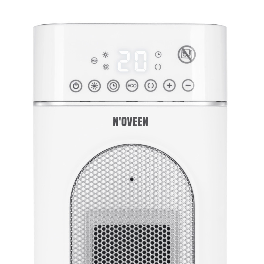 Керамический обогреватель Noveen PTC3000 Smart 2000Вт 20 кв.м белый Одесса - изображение 4
