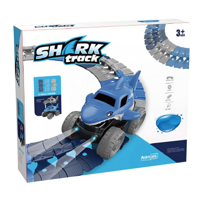 Интерактивный трек с инерционной машинкой SHT 5510-1 Shark Trak (186pcs/1CAR) Херсон - изображение 3