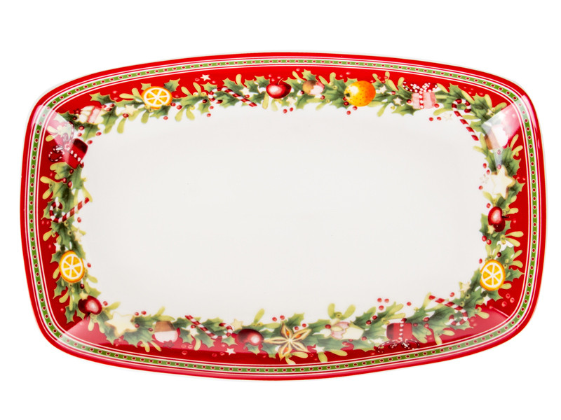 Блюдо Lefard Christmas Delight 986-121 30х19 см Київ - зображення 1