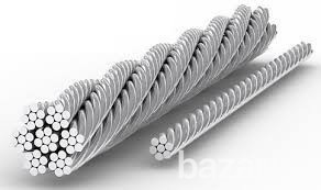 Канат стальной DIN 3069, DIN EN 12385-4, ISO 2408 КОНСТРУКЦИЯ: 18x7(1+6)+1о.с. 18x7(1+6)+1x7(1+6) Киев - изображение 1