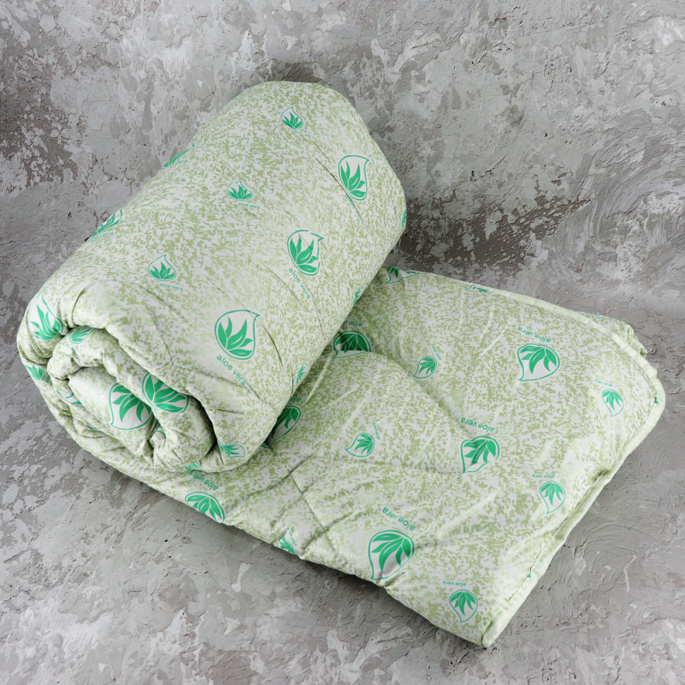 Ковдра закрита холлофайбер ALOE VERA (Мікрофібра) Двоспальна Євро 200х220 55074 Київ - зображення 1