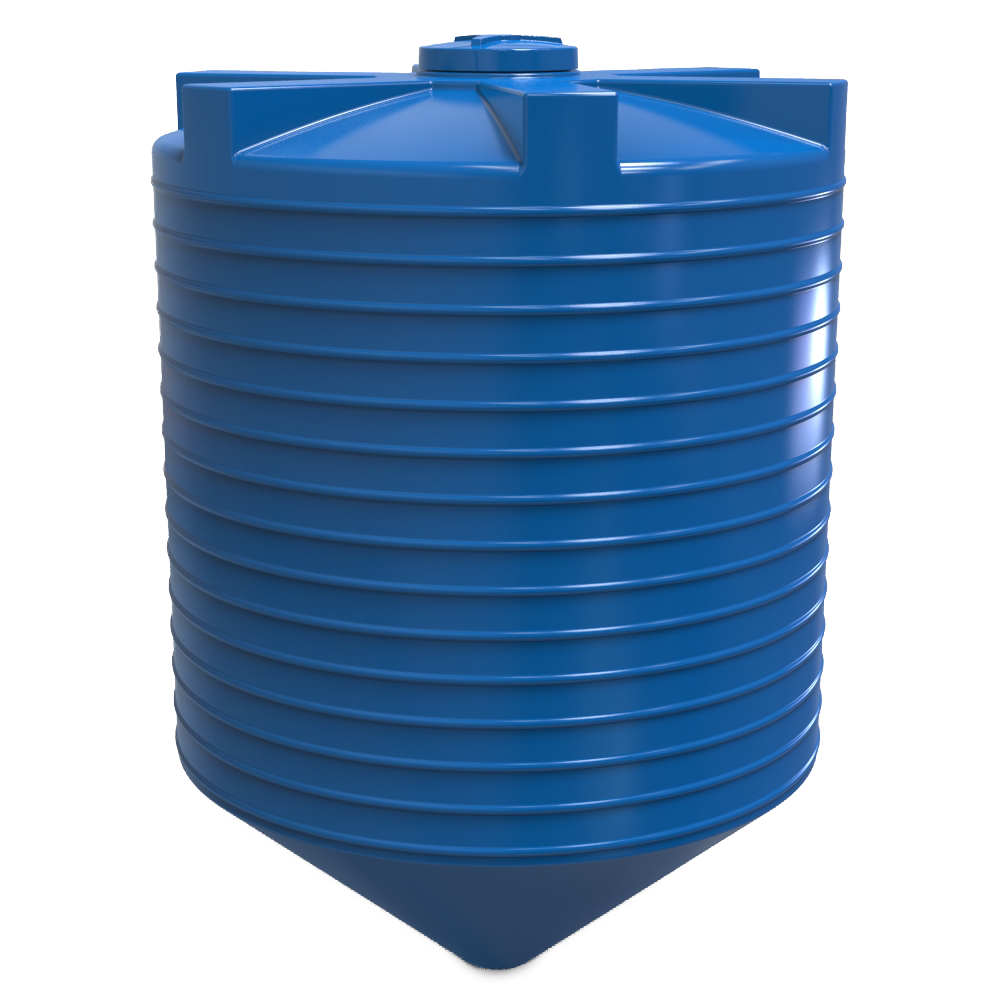 Емкость 2500 л конусная двухслойная Киев - изображение 1