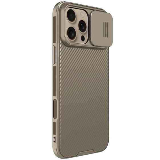 Карбоновая накладка Nillkin CamShield Pro для Apple iPhone 16 Pro (6.3") Херсон