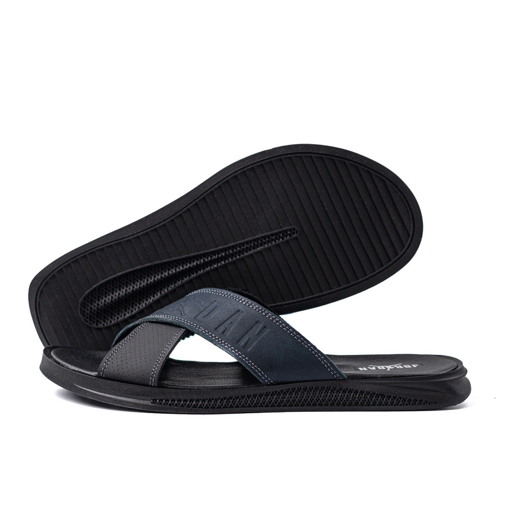 Мужские кожаные  летние шлепанцы-сланцы Jordan Киев - изображение 1