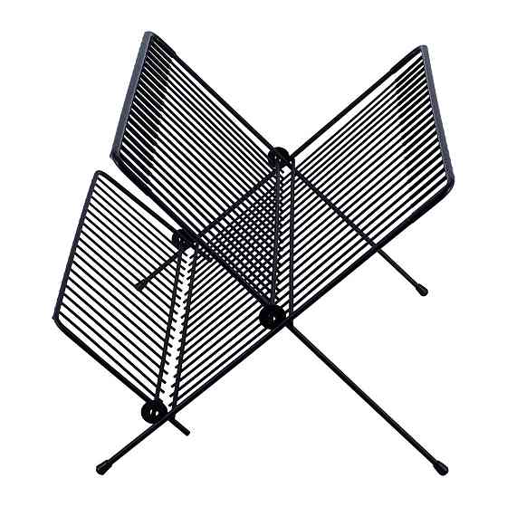 Сушилка для посуды Kamille 43*32*25,5см из алюминия черный KM0753 Одеса