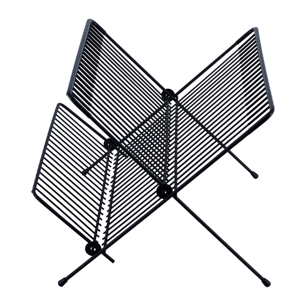 Сушилка для посуды Kamille 43*32*25,5см из алюминия черный KM0753 Одесса - изображение 6