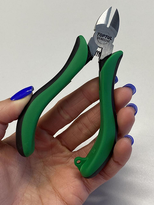 Бокорезы прецизионные для электроники (радиомонтажные) 4,5" (115мм) TOPTUL DEBD224E Харьков - изображение 3