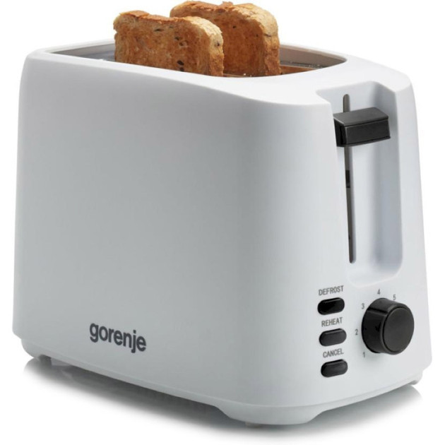 Тостер Gorenje T-700-XG-742318 720 Вт белый Київ - зображення 4
