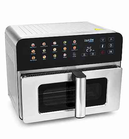 Фритюрница с силиконовой формой в комплекте Zepline АероШеф Pro ZP-00367 15 л 2200 Вт серебристая Киев