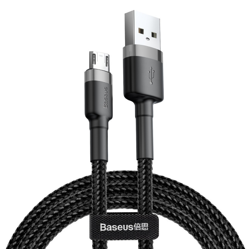 Дата кабель Baseus Cafule MicroUSB Cable 2.4A (1m) (CAMKLF-B) Херсон - зображення 1