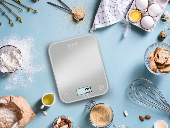 Весы кухонные Tefal Optiss BC50U4V0 5 кг серебристые Київ - зображення 9