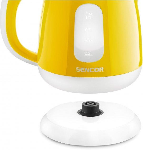 Электрочайник Sencor SWK-1016-YL 1 л желтый Київ - зображення 2