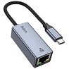 Переходник Hoco UA37 Portable Type-C to RJ45 1000 Mbs (0.15m) Херсон