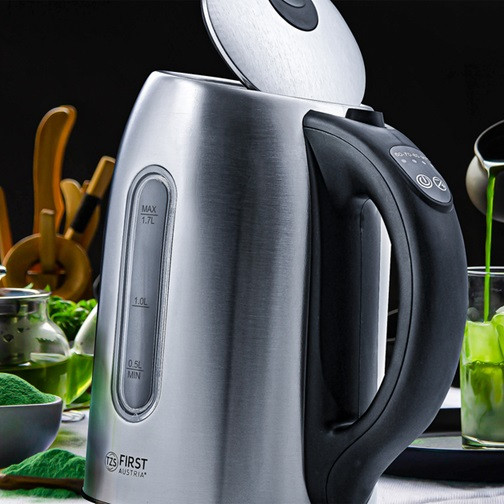 Електрочайник First FA-5411-0 1.7 л серебристый Киев - изображение 4