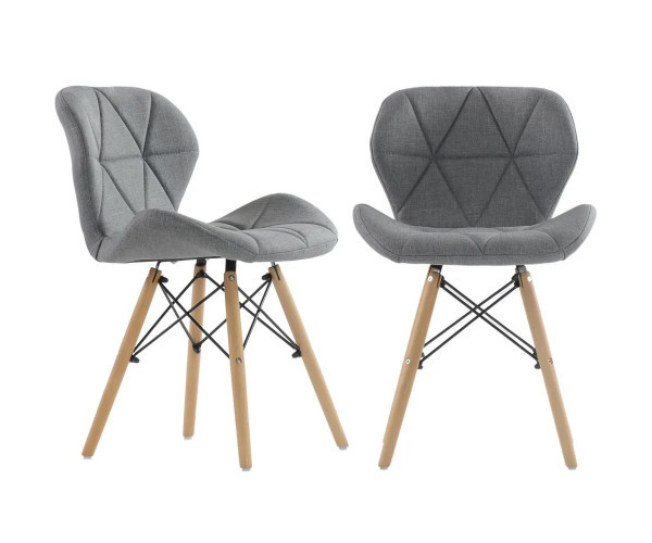 Стілець Стар м'який сіра тканина Дніпро - зображення 5