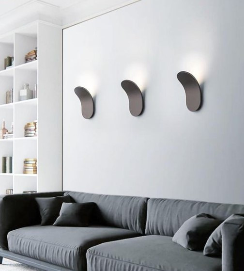 Бра настінна LED WSE10-bk-k Чорний 10х10х20 см. Киев - изображение 1