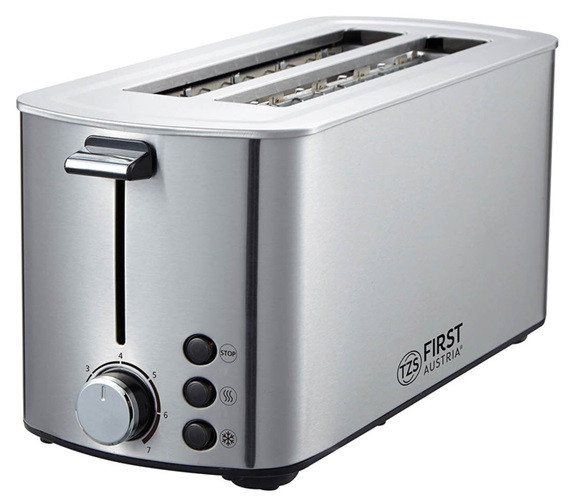 Тостер First Austria FA-5367-5 1400 Вт серебристый Київ - зображення 1
