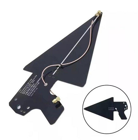 Антенна UWB 600MHz-10GHz 6dBi, измерительная антенна EMC, логопериодическая с пигтейлом (10917) Дніпро - зображення 8