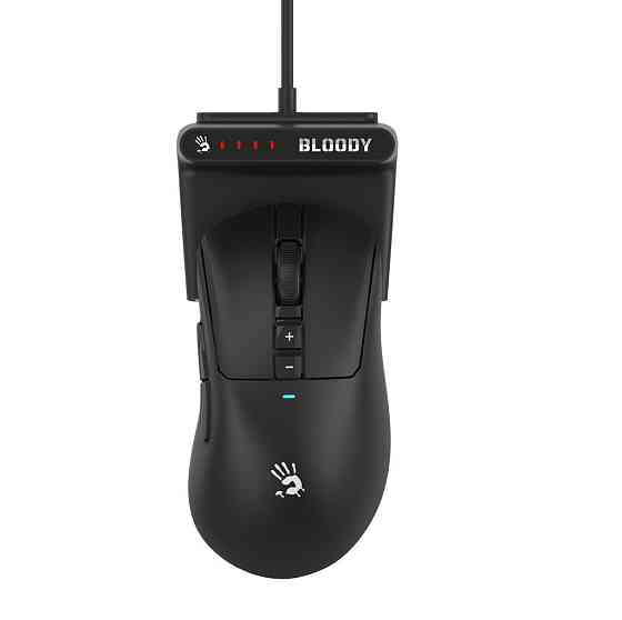 Мышь компьютерная безпроводная Bloody R73 Ultra Duo Black черная Київ