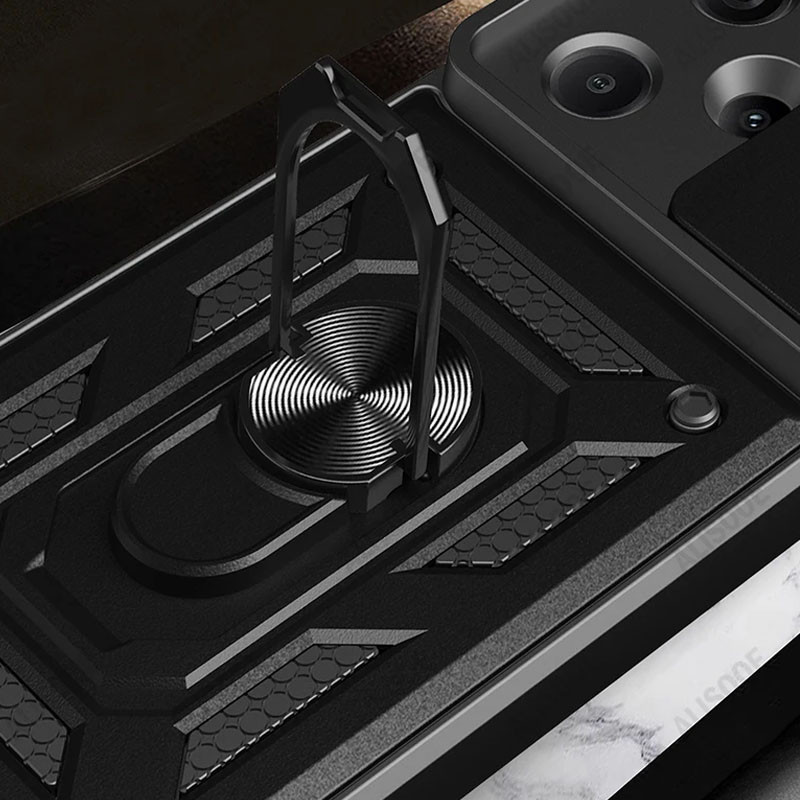 Ударопрочный чехол Camshield Serge Ring для Xiaomi Redmi Note 13 Pro+ Херсон - зображення 3