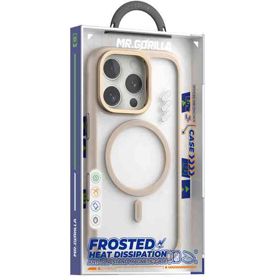TPU+PC чехол Blueo Frosted Heat Dissipation Stand with MagSafe для Apple iPhone 16 Pro Max (6.9") Херсон