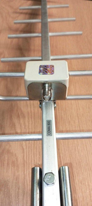 Антенна 824-894 МГц 9,5 дБ 25 Вт Yagi A1D 800-TNC Днепр - изображение 4