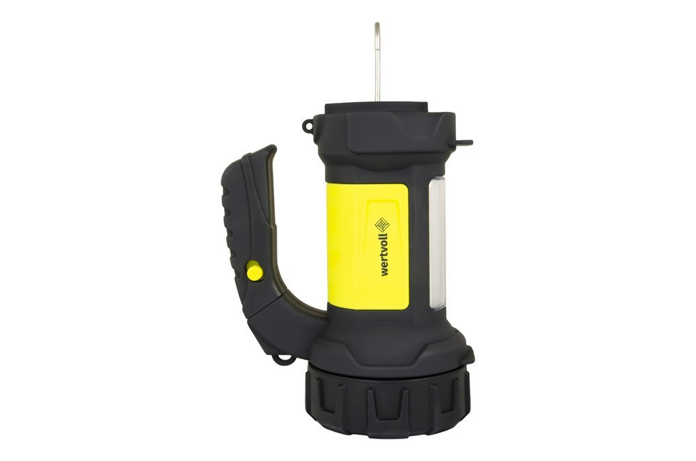 Фонарь WERTVOLL 2в1 с ручкой 360° 4 режима CREELED/COBLED IP44 Li-ion 2000 mAh/t 7000 K/200 lum ABS  Харьков - изображение 5