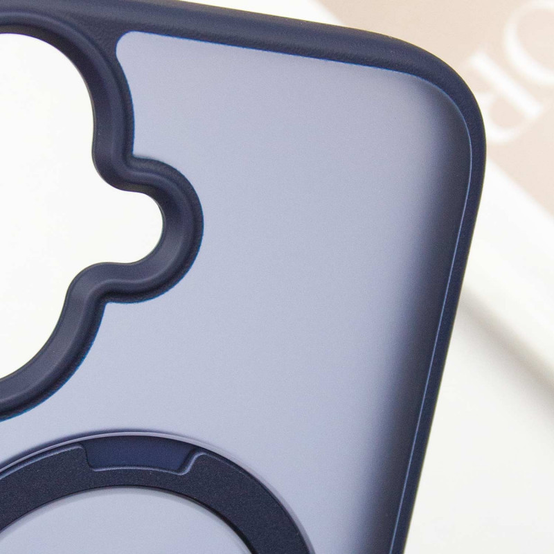 TPU+PC чехол Metal Buttons with MagSafe Colorful HQ Ring для Apple iPhone 16 (6.1") Херсон - зображення 7