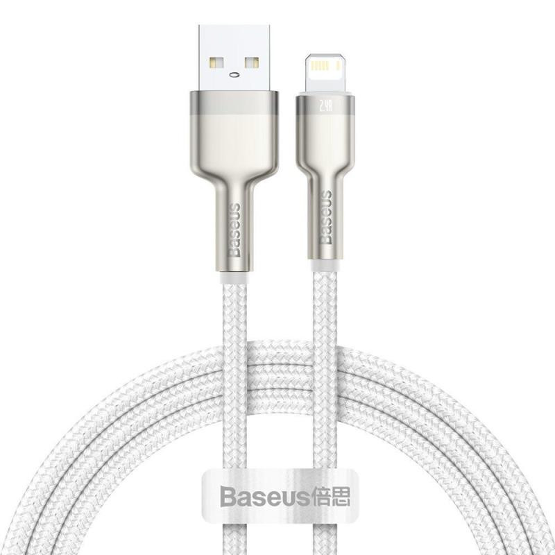 Дата кабель Baseus Cafule Series Metal USB to Lightning 2.4A (2m) (CALJK-B0) Херсон - изображение 1