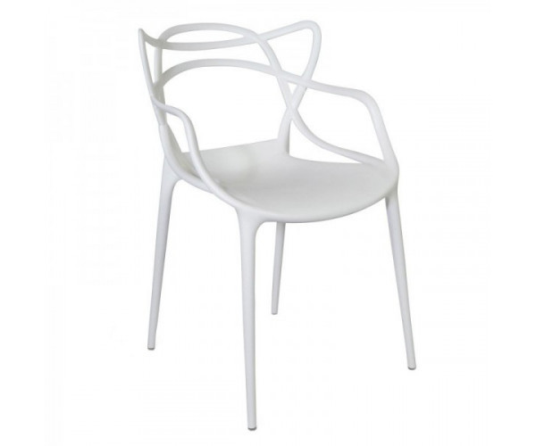 Стілець Мастерс барний пластиковий білий Днепр - изображение 1