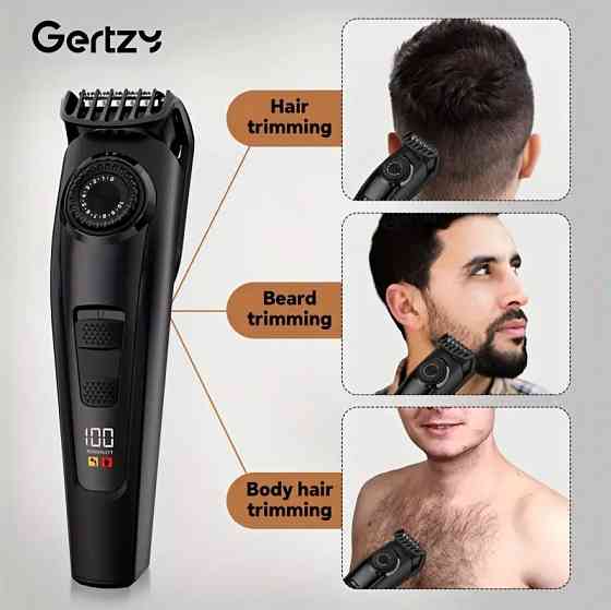 Професійний акумуляторний тример для волосся, бороди та тіла з Type-C Киев