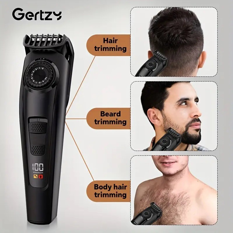 Професійний акумуляторний тример для волосся, бороди та тіла з Type-C Київ - зображення 5