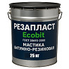 Мастика РЕЗАПЛАСТ Ecobit ведро 25,0 кг кровельная для швов резино-битумная Дніпро