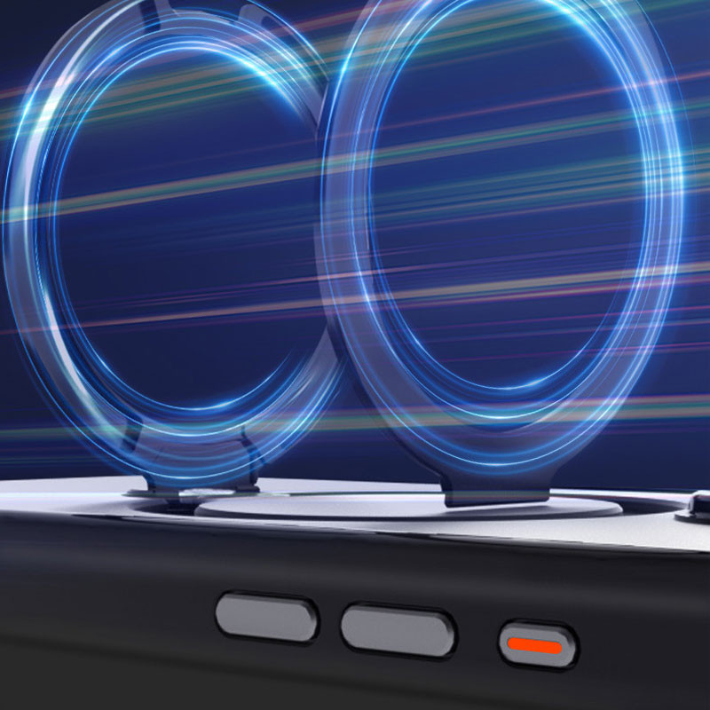 TPU+PC чехол Metal Buttons with MagSafe Colorful HQ Ring для Apple iPhone 14 Pro Max (6.7") Херсон - зображення 3