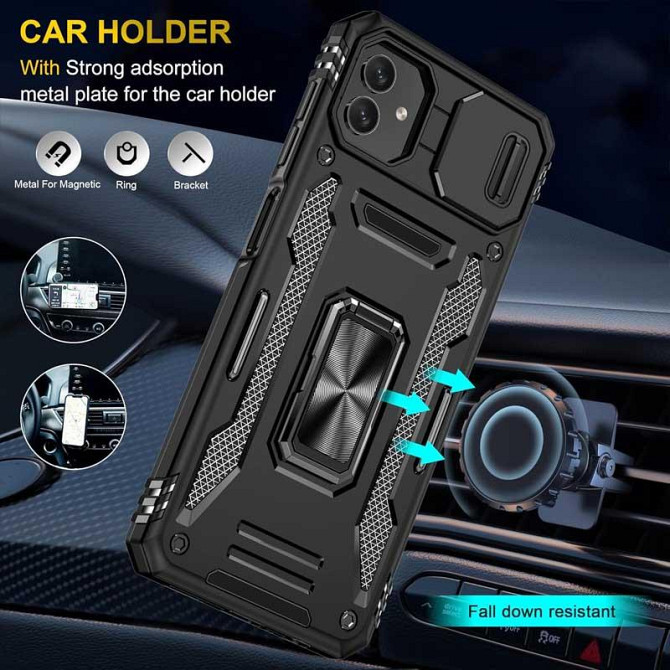 Ударопрочный чехол Camshield Army Ring для Samsung Galaxy A07 Херсон - изображение 4
