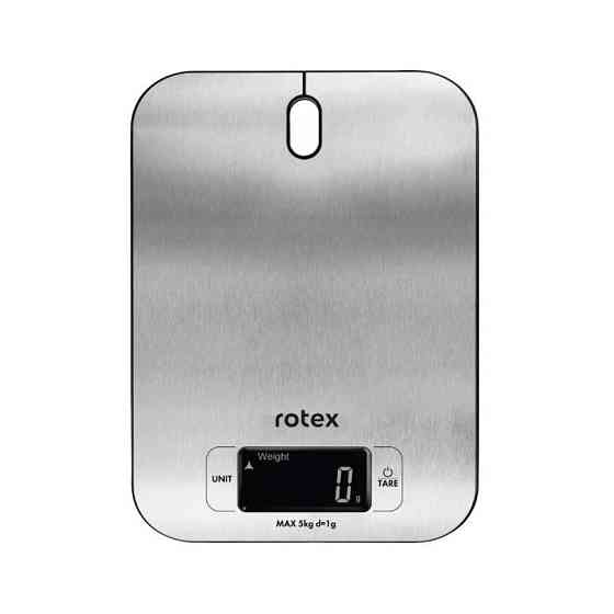 Весы кухонные Rotex RSK22-P 5 кг серебристые Київ