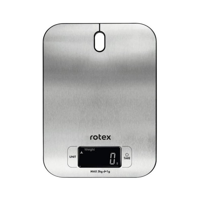 Весы кухонные Rotex RSK22-P 5 кг серебристые Київ - зображення 1