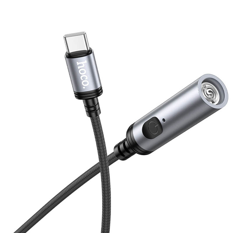 Портативный прикуриватель зажигалка Hoco UA30 Type-C Херсон - зображення 3