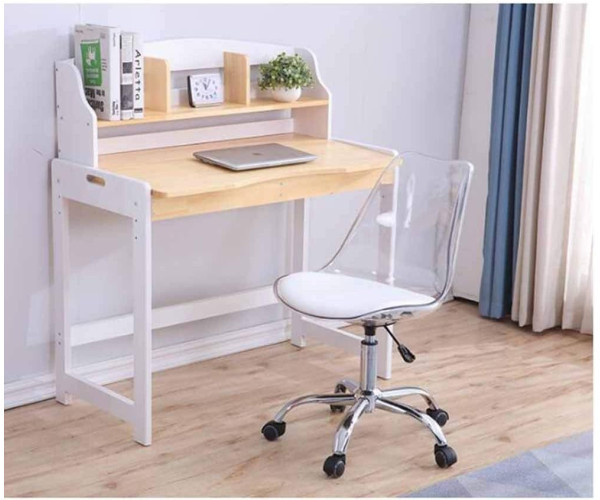 Офісне крісло Астер прозоре з білим сидінням Днепр - изображение 2