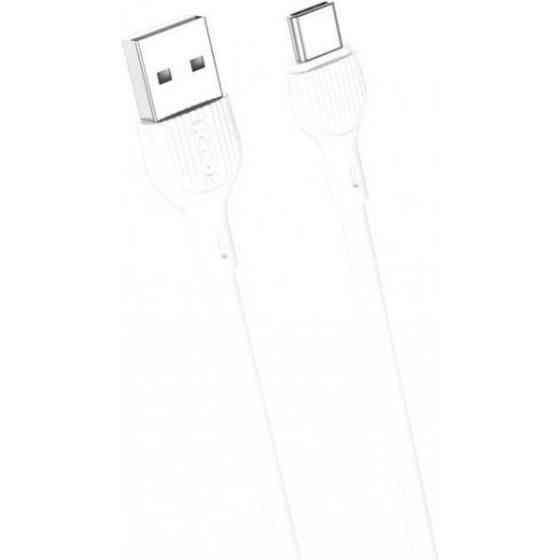 Кабель XO NB200 USB to Type-C 2.1A 2m White (Код товару:32416) Харків