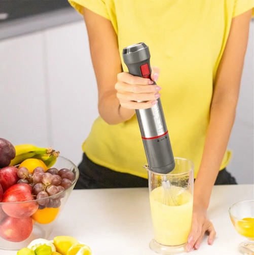 Блендер погружной Zelmer ZHB4652 1400 Вт серебристый Київ - зображення 6