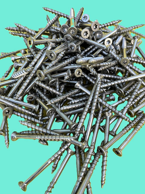 Шуруп для терас 4,8/55 мм, нержавіюча сталь A4, потайна головка TX20 Київ - зображення 5